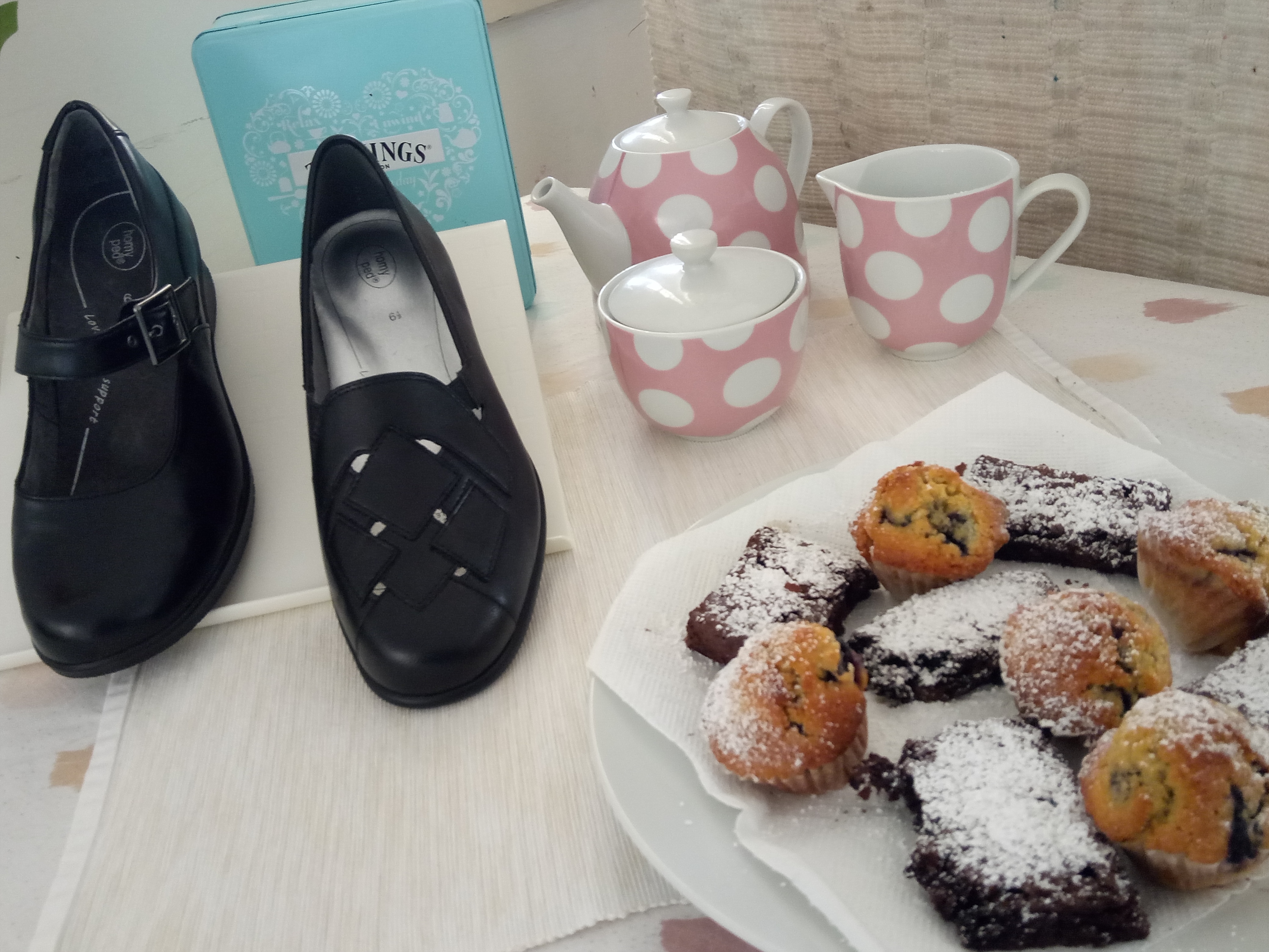 Afternoon Tea and HomyPed Shoes at Loganlea