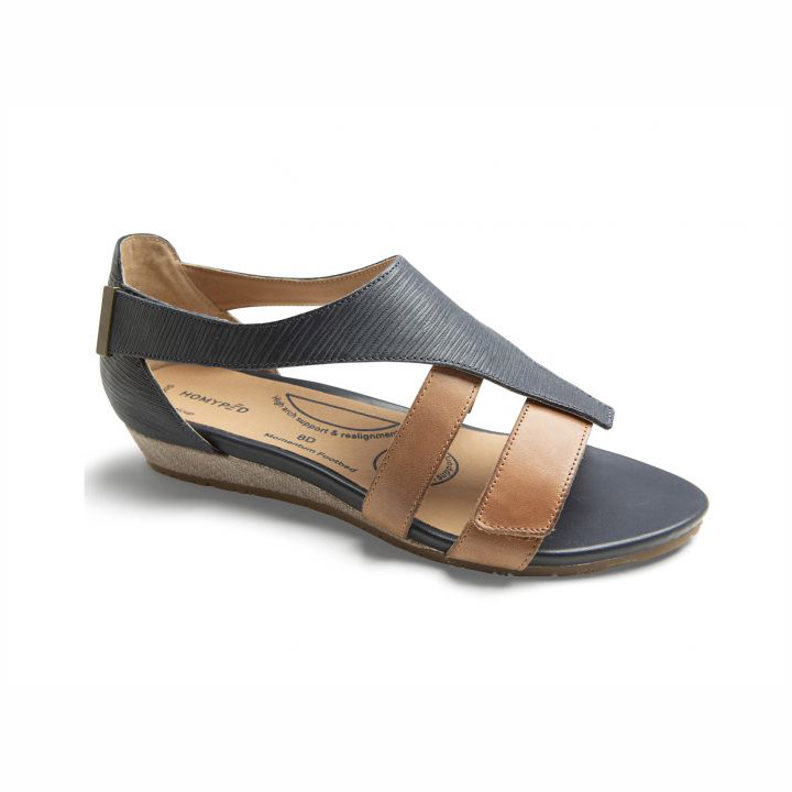 Faith sandal Navy Tan by homyped