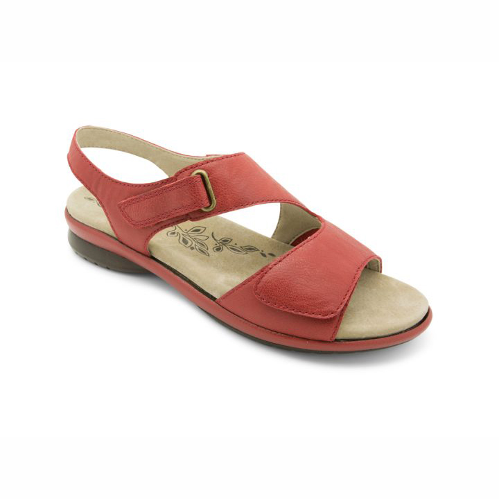 Nora Red Sandal by homyped