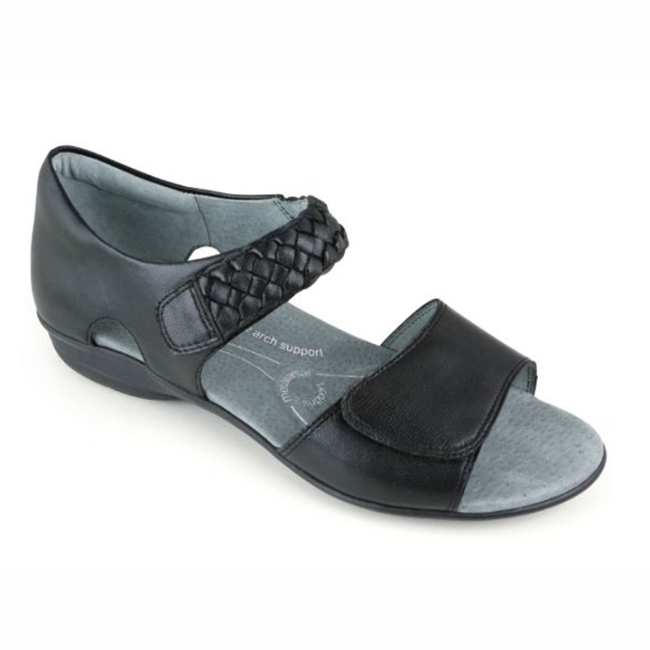 Ripley Sandal  Black by homyped 